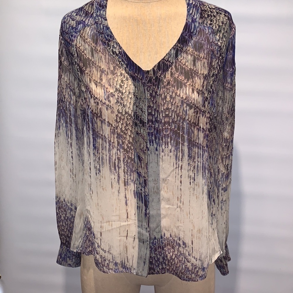 Gypsy 05 Global Village 100% Silk blouse, XS